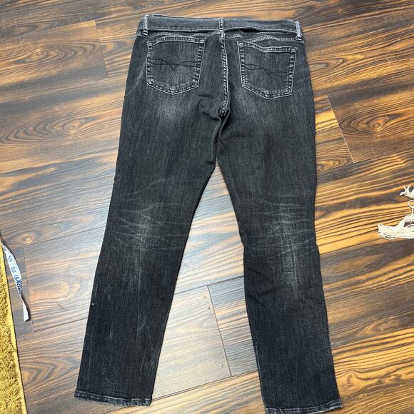 Polo Ralph Lauren The Tompkins Skinny Crop Distressed Jeans w/Belt Size 30 - Picture 2 of 11